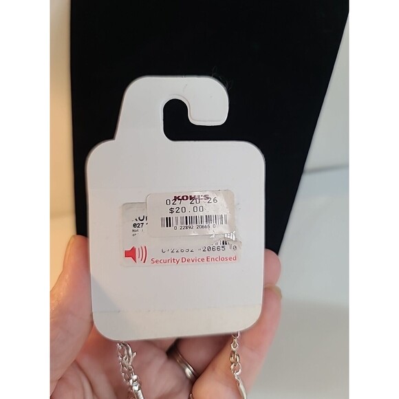 NEW Pretty Croft & Barrow Pierced Earrings & Necklace Set Beads - Picture 4 of 6